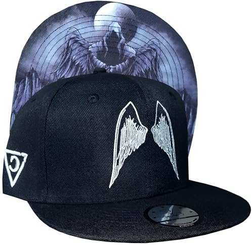 Capiche [99+ VARIATIONEN] Snapback Cap Herren Kappe Baseball Mütze Kunst Unisex Schirm Männer One Size Tattoo Damen