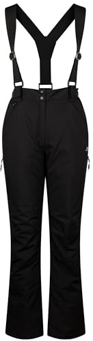 Trespass Womens Ski Trousers Jayne Black in Size - 6