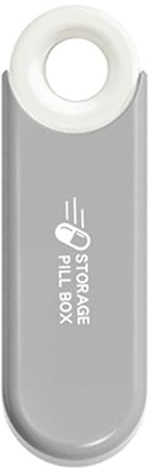 pastillero, pastillero,Caja de almacenamiento de pastillas | Pastillero diario con rejillas, organizador portátil para almacenamiento de pastillas, estuche organizador de sellado para medicina