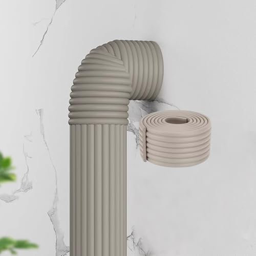 Isolante tubi Condizionatore，Rivestimento tubi Climatizzatore，Avvolgimento di Tubi Esterni, Materiale in Cotone Isolante Termico, Antigelo, Protezione Solare, Calore, Isolamento Acustico(Gray)