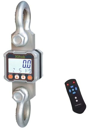 Dinamometro a corda da 10000 lb/9071,8 kg, misuratore di forza digitale, misuratore di tensione per funi metalliche, 5T/10T (capacità 10000 kg, divisione 5 kg)