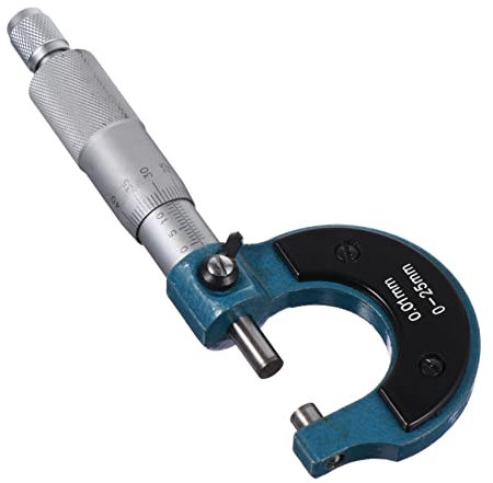 Ciieeo Micrómetro Exterior De Calibre Micrométrico Exterior De Precisión Herramienta De Medición Para Maquinistas y Talleres De Trabajo