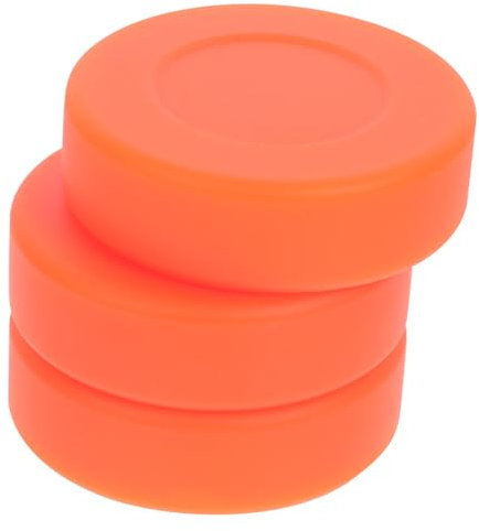 Toyvian 3 Stück Hockey Pucks Aus PVC Solide Hartkunststoff Pucks Mit Glatter Oberfläche Standardgröße Für Outdoor Floorhockey Und Rollschuhtraining Sportzubehör Für Erwachsene Und Kinder