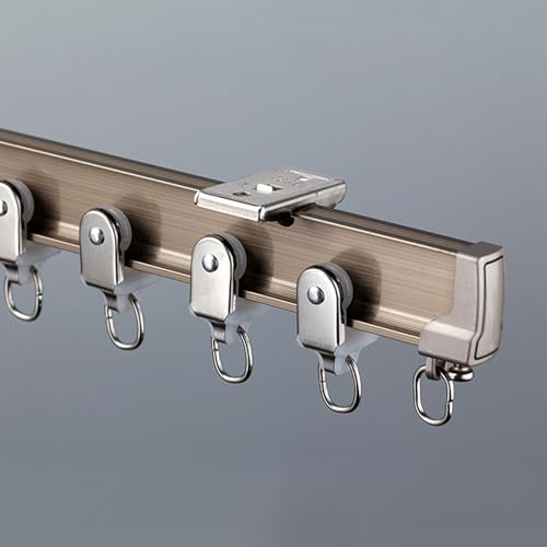 Carril de cortina de techo, riel de cortina deslizante flexible y plegable, separador de pieza, sistema de riel de techo curvado, para riel de cortina con sistema de cortina de carril, separador de