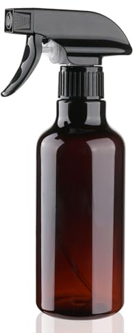 FreeBiz 350ml Spray Bottles Water Spray Bottle for Hair Adjustable Mist Empty Bottle Nozzle Refillable Brown Bottles Gardening Leak Proof Plant Mister Sprayer for Plants
