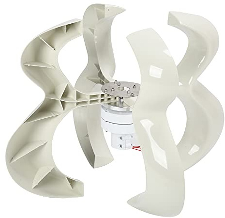 Vistreck Gruppo Generatore Verticale a 4 Pale Tipo Zucca per Turbina Eolica DTHL600W per Sistemi Ibridi Solari (48 V)