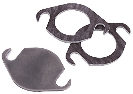 Qiilu Kit piastra otturatore valvola EGR con guarnizione