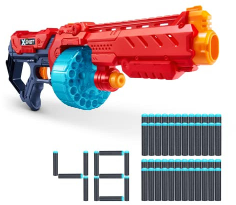 X-Shot Excel Turbo Fire Schaumstoffdart-Blaster (48 Darts)