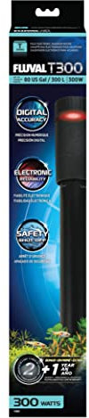 Fluval T300 Fully Electronic Heater for Freshwater Aquariums up to 80 Gal.