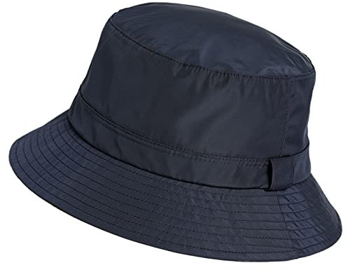 Comhats Unisex Wasserdichter Fischerhut für Spaziergänge, Golf, Safari, Damen-Regenhut, LSF 50+, Sonnenhut, verstellbar, verstaubar, Winddicht, Navy, XL/XXL