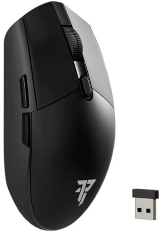 Tempest X14 Warden Ratón Gaming Inalámbrico 12000 dpi RGB 6 Botones Negro | Sensor óptico PixArt 3325, diseño ergonómico antideslizante, conexión inalámbrica, batería 1x AA y compatibilidad con Windows