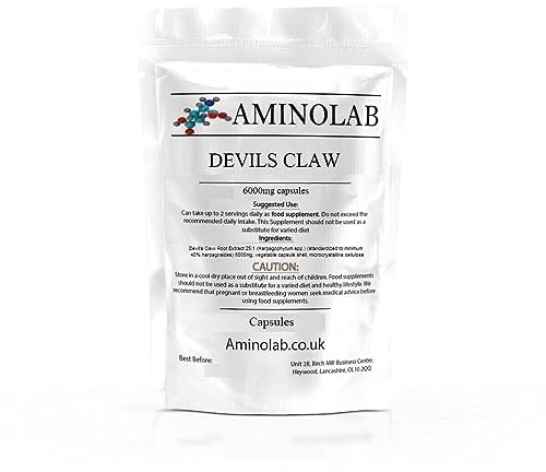 Aminolab - Devils Claw 6000mg 60 Capsules