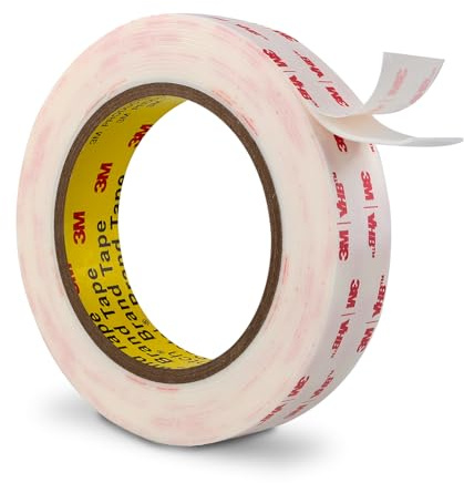 3 m dubbelsidig tejp 4950, 25,5 mm x 4,7 m, vit, 1 rulle 1,1 mm tjock mycket stark och vattentät skumtjocklek för bildekoration hem kontor