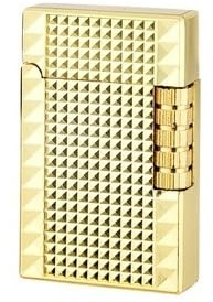 Retro Gas Feuerzeug Gold Metall Soft Flamme Reibrad Stein Seitenrad Geschenk Box Etui Vintage Look