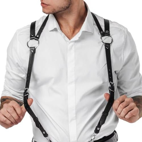 YIOTMOP Gay Harness Männer Erotik Bondage Brustgurt Herren Bondage Brust Harness Sexy Halloween Kostüme für Männer Clubwear Sexy Gothic Kleidung Mode Unterwäsche Rave Outfit