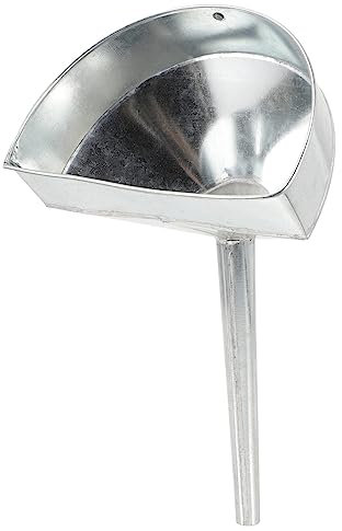 SOLUSTRE Imbuto Per Benzina e Olio Motore in Ferro Filtro in Acciaio Inox, Stelo Lungo 20 Cm Antispruzzo Per Auto e Moto, Imbuto Rifornimento Carburante Durevole e Resistente
