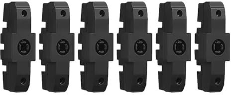 HLAQHL 6/8Pcs Fahrrad Bremsbacken Kompatibel Mit Magura HS11/ HS22/HS24/ HS33 /HS66 50mm Bremsblock V-Bremsbelag Rennrad Zubehör(6PCS)