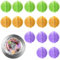 Lot de 15 boules de lavage pour machine à laver, boules de lavage pour machine à laver, 3 couleurs, boules de séchage réutilisables, boules de séchage pour sèche-linge, pour la maison, le dortoir par