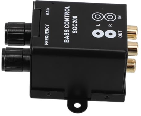 OSOLADY Amplifier Gain Control Bass Knob for Car Volume Control Knobs Iron Construction Compatibility