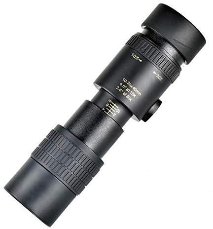 Telescopio monocular portátil 4K 10-300X40MM con teleobjetivo y Zoom, binoculares de Bolsillo para Smartphones, Ideal para observación de Aves al Aire Libre.