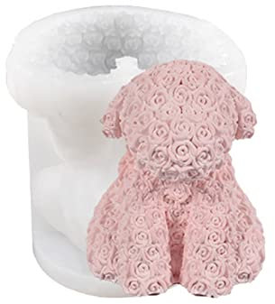 Moule en silicone en forme d'ours en forme d'ours en forme de rose pour la fabrication d'animaux époxy