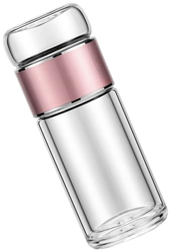LIGIGWASH Taza Separadora De Té De Vidrio Infusor Para Preparar Té Sueltas Casa o Oficina