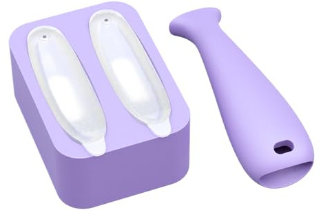 Molde facial de hielo Masajeador de Silicona Refrescante Ocular Frío | Rodillo de Hielo para la Piel Spa en casa baño relajante cuidado diario bienestar cuidado de piel mañana noche
