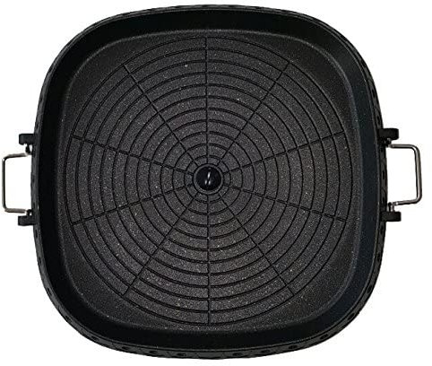 Grille de cuisson de qualité supérieure - Pour réchaud à gaz - Barbecue de table Bulgogi Korea - Rectangulaire
