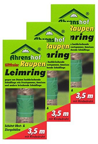 Preisjubel 3 x Raupen-Leimring giftfrei, Baumschutzring, Gartenleimring, Insektenabwehr