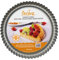 Decora, 0070031 Stampo Furbo per Crostata, in Acciaio Antiaderente, Tondo Ø 28 X 3 cm, Rende facile Farcire la Crostata, Design Professionale