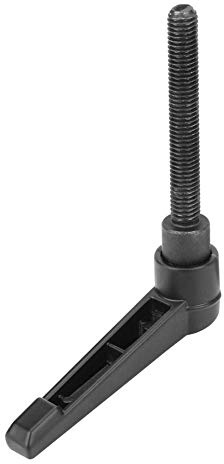 4 Stück Verriegelungshebelgriffe Mit M8 Außengewinde, Einstellbare Griffe Und Knöpfe Aus Edelstahl In Schwarz (40 mm) Für Schränke, Türen Und Möbel
