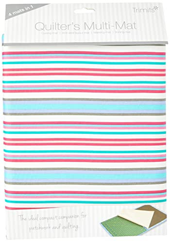 Trimits Tappetino da taglio 4 in 1, antiscivolo, per stirare, trapuntare, 30 x 24 cm