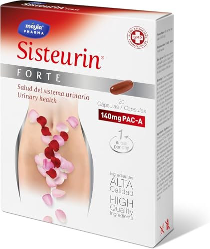 SISTEURIN ® Forte 40 Cáps | D-Manosa, extracto de Arándano rojo americano (PAC-A) y extracto de Ortiga, contribuye al mantenimiento y la salud sistema urinario.