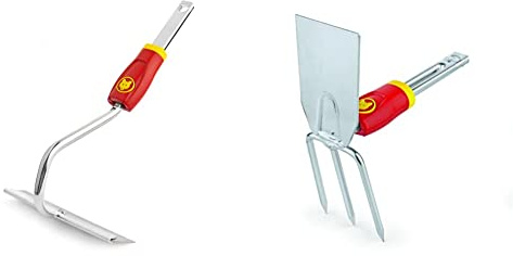 WOLF Garten Absatz HU-M 15, 150mm & ln-m Mini Hacke, Rot/Silber, 14 x 23.5 x 30.5 cm; 71 aia007650