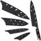 Coltelli Guaina Proteggi, 4 Pezzi Fodero per Coltello da Cucina, Protezione Lama In Plastica, Bordi Universali, Copertura Accessori