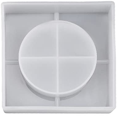 FIYSON Aschenbecher Harzform,Epoxidharz Formen Große Aschenbecherform Quadratischen Ashtray Moulds Gießform Silikonform Tablett für Aschenbecher Blumentopf DIY Craft Geschenke (16x 16 cm)