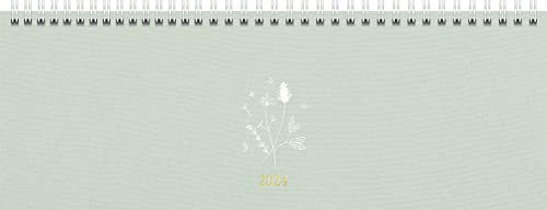 rido/idé Wochenkalender Modell Young Line 2024 2 Seiten = 1 Woche Blattgröße 29,7 x 10,5 cm türkis