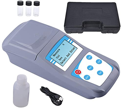 Medidor De Turbidez Digital, Turbidímetro De Alta Precisión ABS De 500 G, Medidor De Turbidez Electrónico con Pantalla LED, Analizador De Turbidez para Piscinas, Industria Alimentaria, Laboratorio