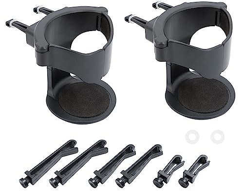 Belvanr Portabicchieri 2 Pezzi Portabicchieri per Auto Supporto Portabottiglie Acqua Universale per Auto Porta Bevande a Clip Portabevande Regolabili Supporto per Bocchette Dell’Aria Dell’Auto