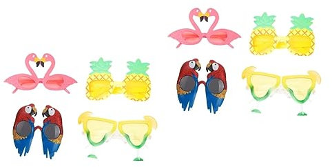 Didiseaon 8pcs Party Sunglasses Summer Beach Funny Glasses Tropical Party Decorations for Beach