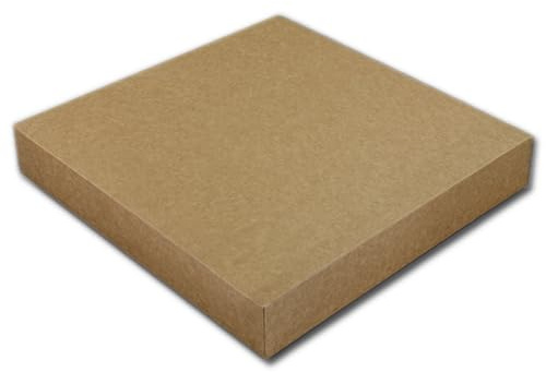 BrandNewCake® Tortenschachtel - 30x30x5 cm - 3er Set - Braun - Stabile Kuchenbox aus Karton für sicheres Transportieren von Torten und Kuchen