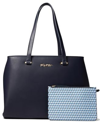 Tommy Hilfiger Serena Tragetasche mit Tasche, Tommy Navy, Einheitsgröße