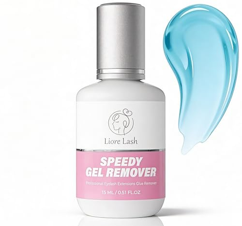 Speedy Gel Remover for Lash Extensions Liore Lash/Fast Lash Remover for Eyelash Extension Glue/60 Sec Dissolution Time/GBL Free Debonder/Lash Glue Remover Tech Salon Supplies (Remover for Glue)