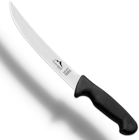 HESTENBERG Solingen Germany Zerlegemesser in Schwarz, geeignet als Metzgermesser, Schlachtmesser & Fleischmesser (8)