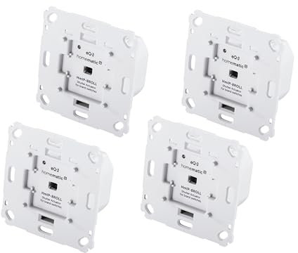 HOMEMATIC IP Smart Home 151322A0, Rollladenaktor, 4 Stück