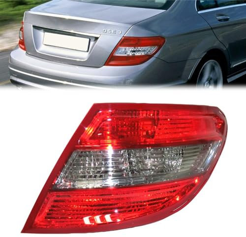 GaiHLi Rücklicht Rückleuchte für B-ENZ W204 C180 C200 C220 C260 C280 C300 2007-2010, Auto Rücklicht Montage Bremslicht Blinker Links Rechts Ersatzteile 1PCS,Right