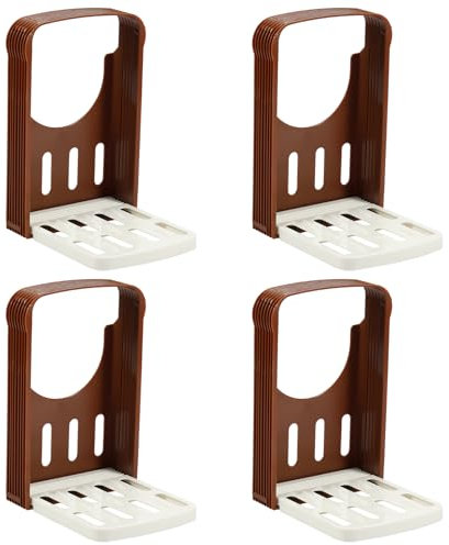 4Pcs Bread Slicer 4 Adjustable Thicknesses Bread Slicing Guide Foldable Bread Slicer Guide Loaf Cutting Board, Multifunctional Bread Cutting Guide Tools for Bread/Roast/Sandwich/Loaf Slicer Cutter