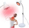 RUETERY Rotlichtlampe, 275W Rotlichtlampe Wärmelampe, Infrarotlampe Medizinisch, 360° Drehbar, Einstellbare Temperatur, Höhenverstellbar, Infrarotleuchte Wärmestrahler für Zuhause