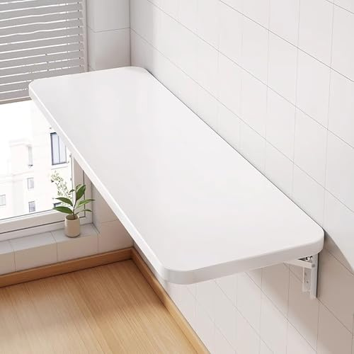 Scrivania a scomparsa di legno，piccolo spazio tavolo richiudibile，tavolo a ribalta da parete，Diversi stili disponibili,forte capacità portante,facile da installare,a soggiorni,camere da letto e cucine