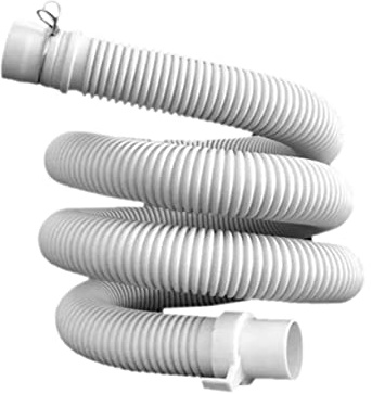 NUOBESTY 4m Washing Machine Drain Hose Extension Flexible Hose Pipe for Pressure Resistant Easy Install Full Automatic Outlet Tube